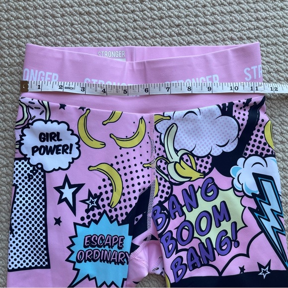 Stronger Pink Punch Ice Cream Leggings Size XS - Picture 4 of 8